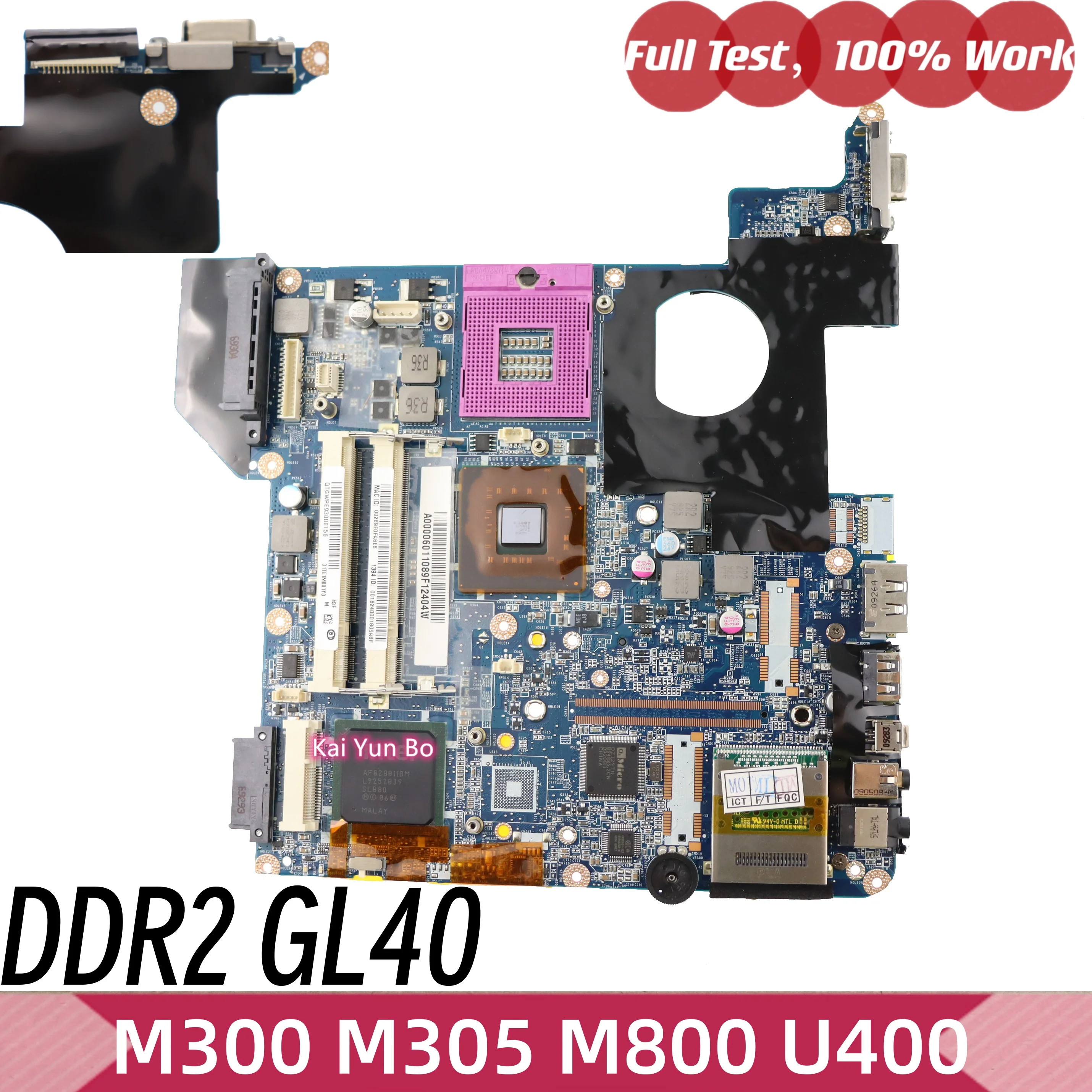 blocco-note-per-toshiba-satellite-m300-m305-m800-u400-scheda-madre-del-computer-portatile-a000060110-da0te1mb8f0-date1mmb8e0-ddr2-gm40-scheda-madre