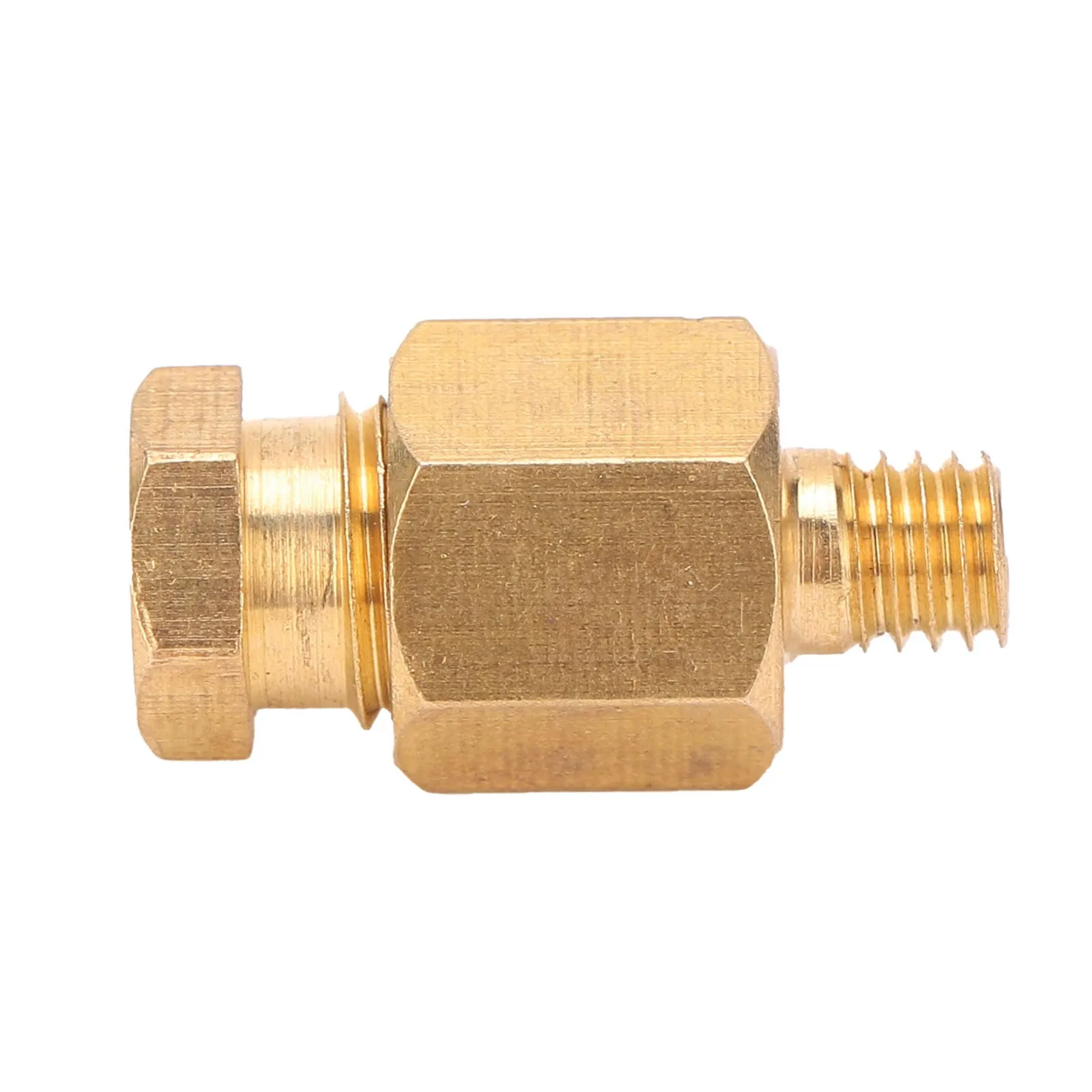 Conector de manguera de boquilla de tubo M6x1, rosca recta, conector de instalación de tubería de latón, suministros de tubería Industrial