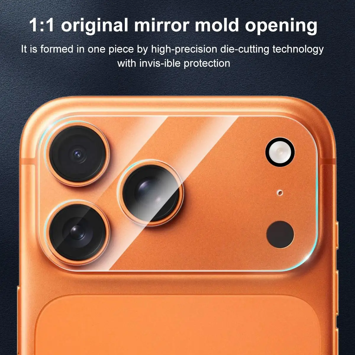 For iPhone 17 Pro Max XDcase 5pcs Transparent Integrated Tempered Glass Camera Film