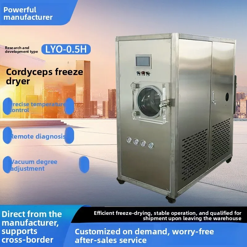 

Manufacturer Vacuum Large Commercial Food Fruit And Vegetable Freeze Dried Health Products Dryer