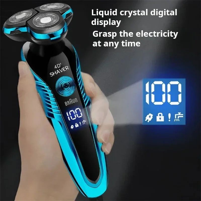 Original toBRAUN 5320s Electric Shaver 4D For Men Electric Hair Clipper USB Rechargeable Professional Hair Trimmer Hair Cutter