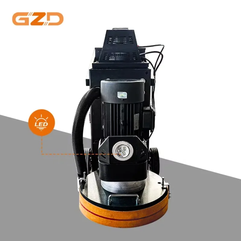 LED Lamp Resin Diamond Discs Epoxy Concrete Floor Grinder Machine Concrete Grinding And Polishing Machine