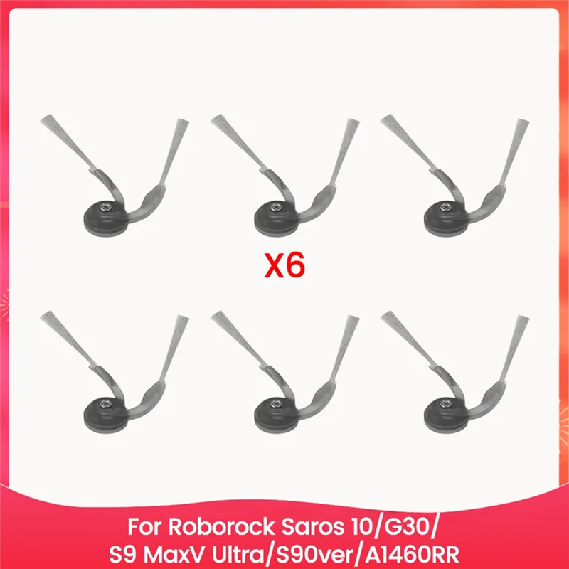 

A05G-Robot Vacuum Cleaner Side Brush Forroborock Saros 10/G30/S9 Maxv Ultra/S90ver/A1460RR Accessories Kit 6PCS