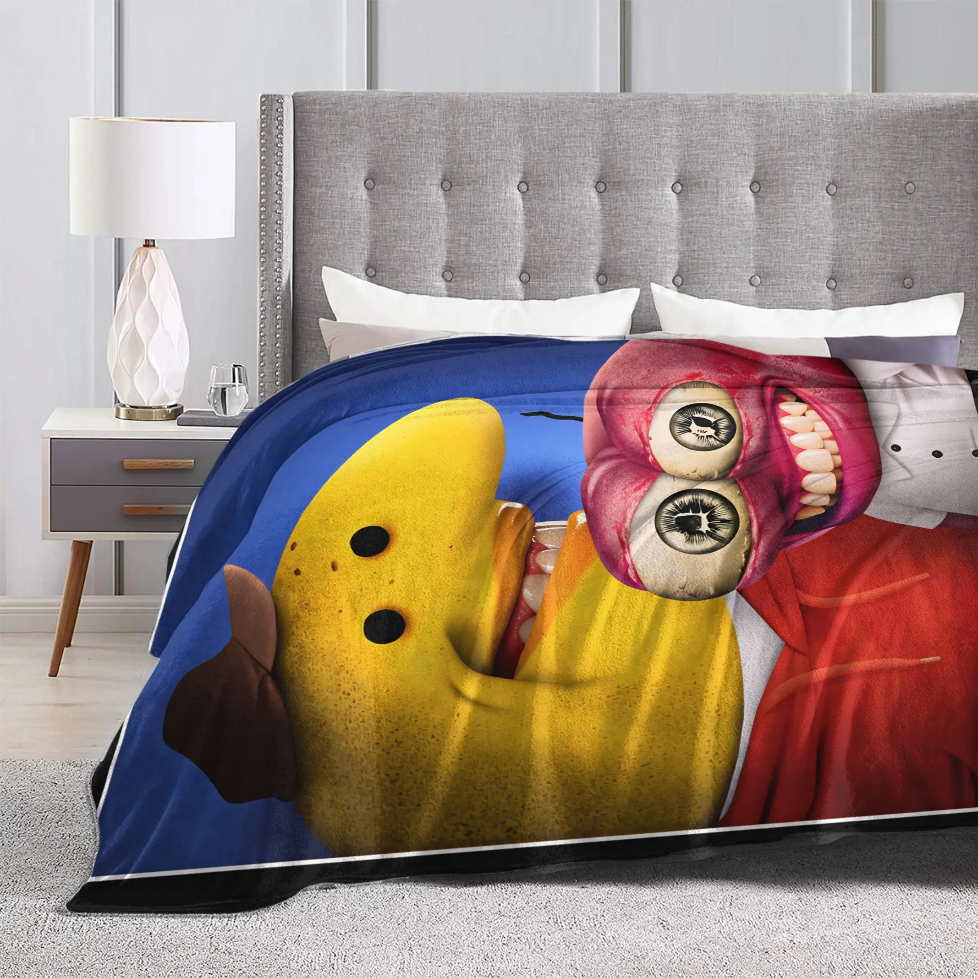 يبتسم الأصدقاء بيم وتشارلي بطانية دافئة الاطفال أفخم رمي بطانية رقيق الأريكة كرسي الفانيلا المفرش أريكة غطاء سرير #4