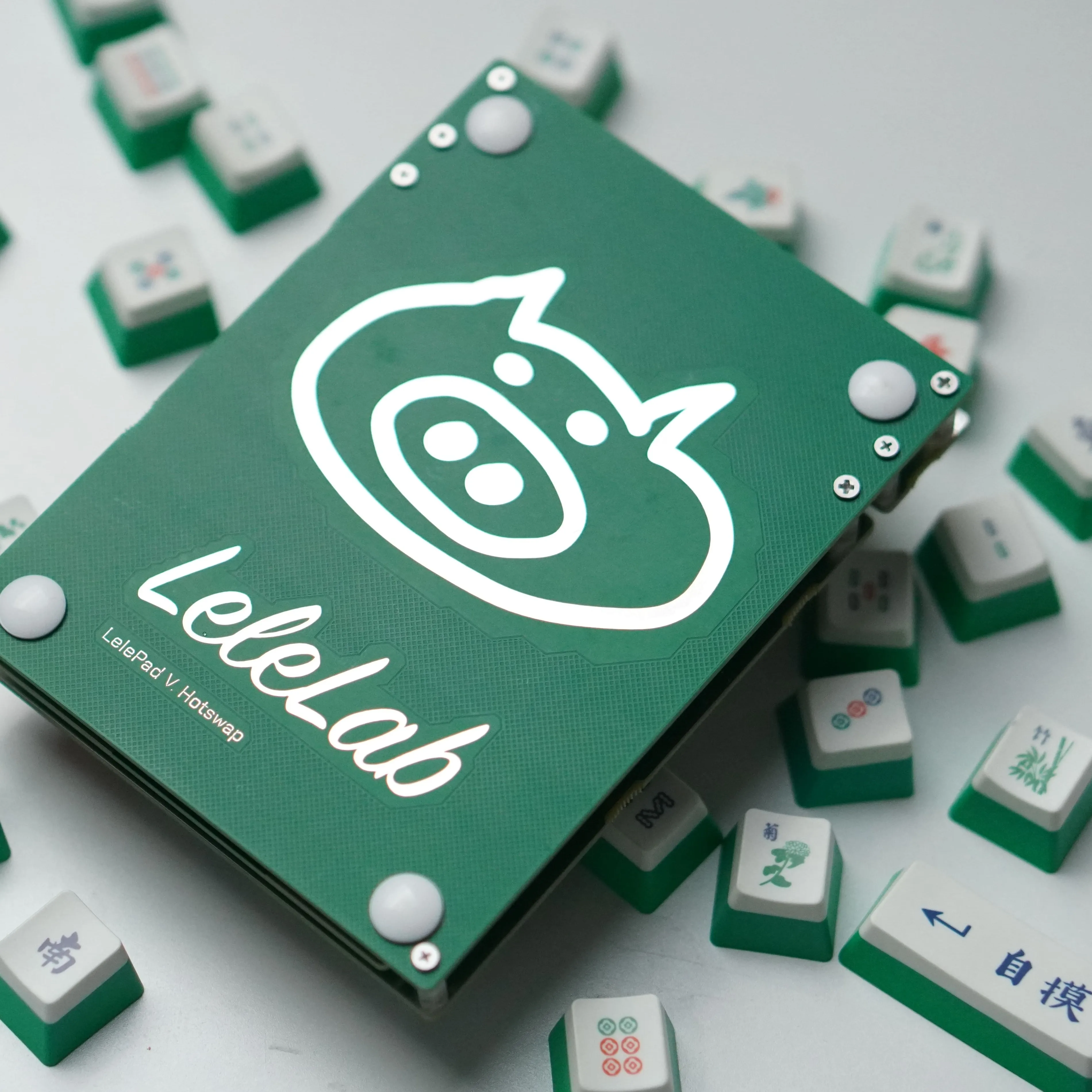 

Lelelab Mechanical Macropad Keyboard Numpad Hot Swappable DIY RGB Platemount Screen Small Keyboard