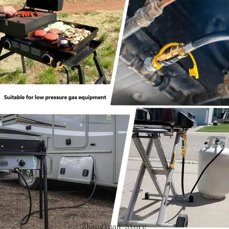 Messing-Wohnmobil-Propan-Set, Gewindeadapter für Leitungsumwandlung und Bandnutzung, 3 x – Detail 3
