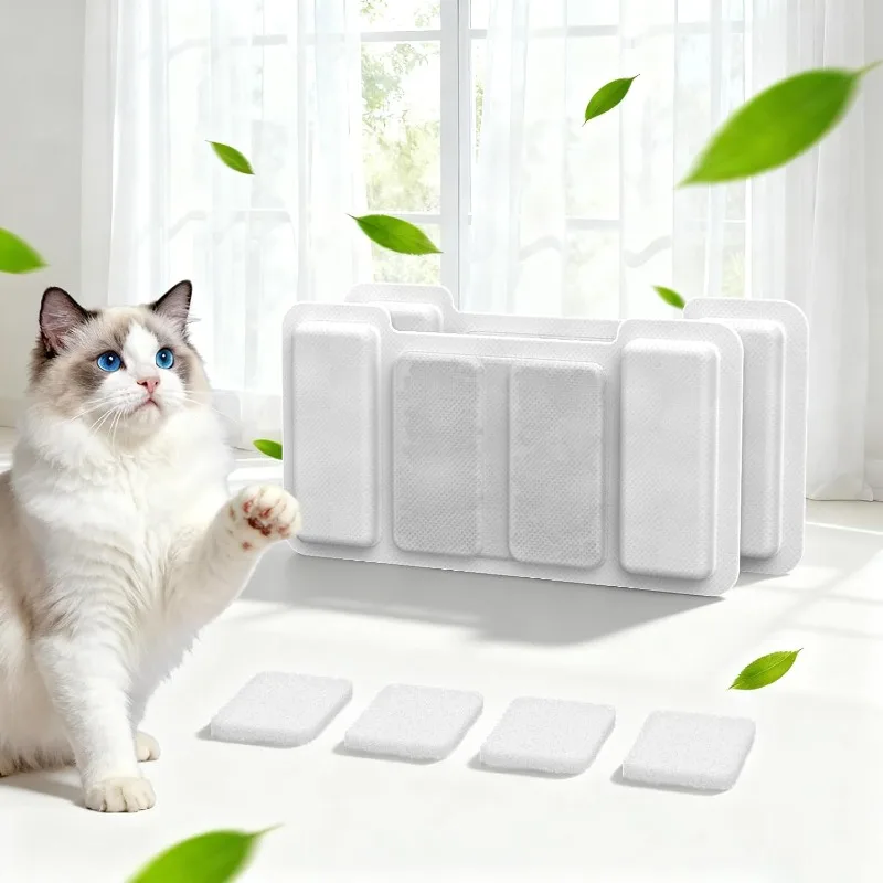 15/30 Stück Katzen-Trinkbrunnenfilter – geeignet für automatische Trinkbrunnen für Haustiere, Ersatzfilter für Katzen und Hunde im Innenbereich – Detail 9