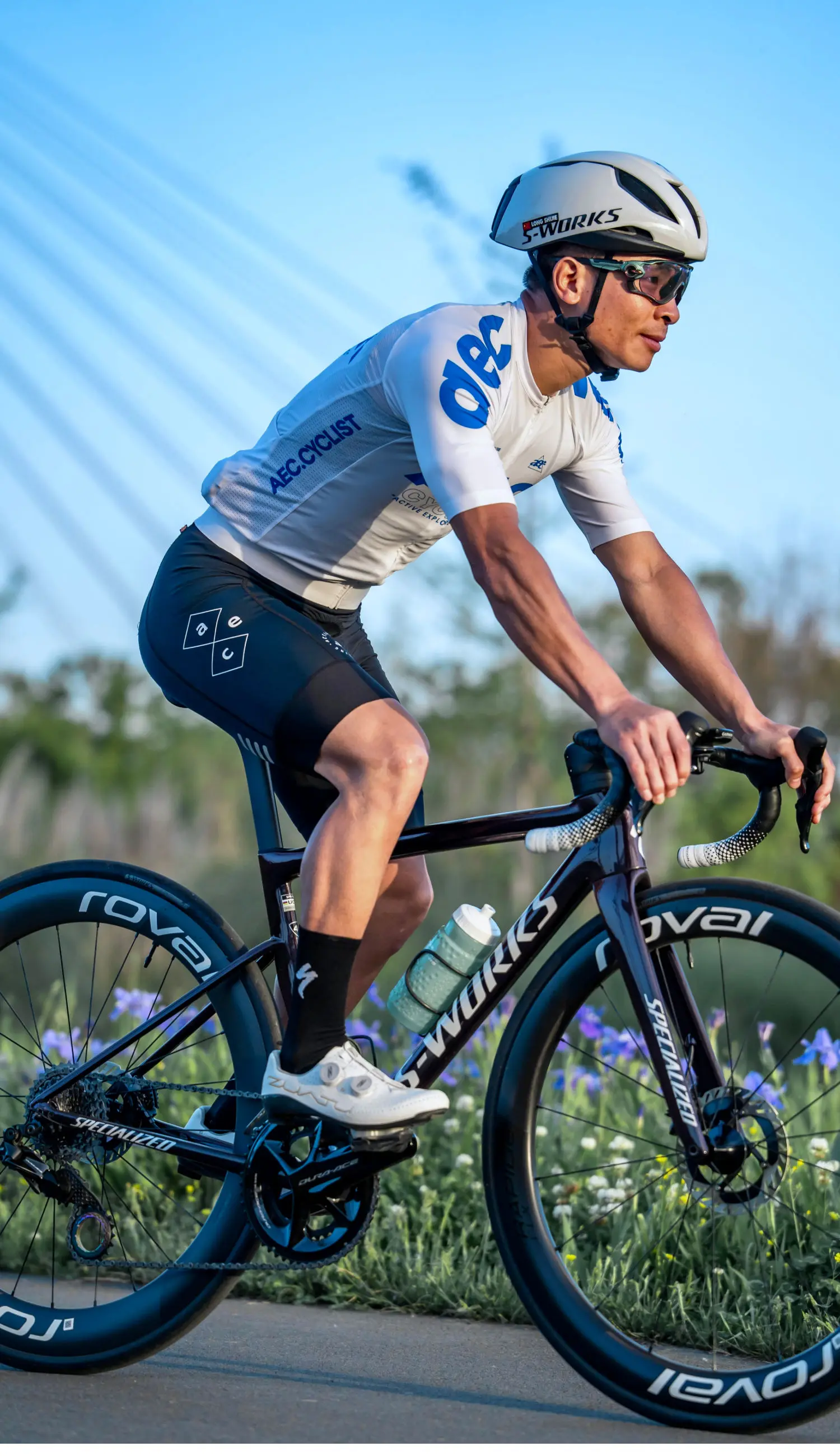 AEC Radfahren Trikots Männer Kurzarm Fahrrad Tops Wind Ultraleicht Atmungsaktive Rennrad Zipper Jersey Atmungsaktive Fahrrad Top – Detail 28