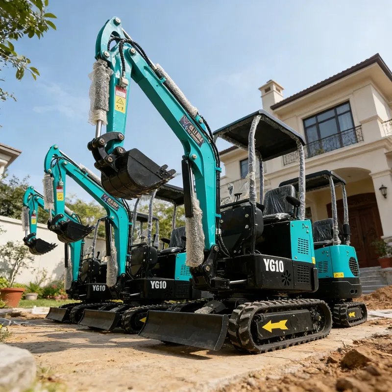 

Versatile 1.5t Mini Excavator Hydraulic Crawler Bagger Micro Digger Compact Tracked Backhoe For Multi Terrain Garden Work