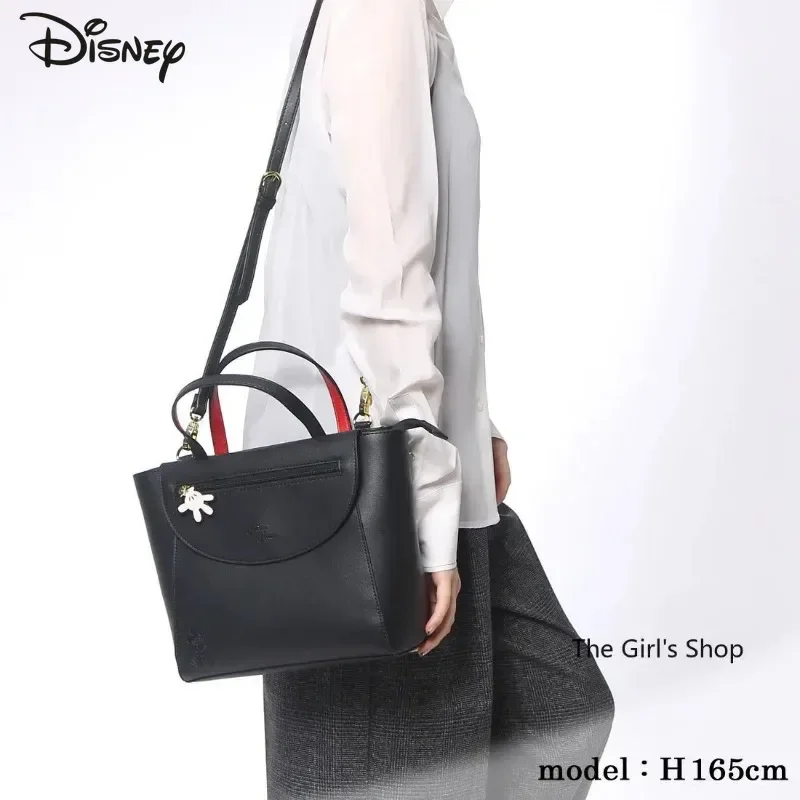 Disney Mickey Original New Women's Handbag Cartoon Women's Shoulder Messenger Bag Large Capacity Women's Bag High Quality
