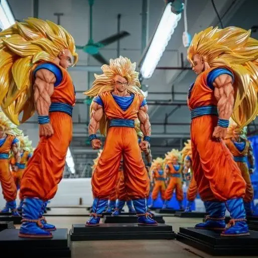 

Jt Statue New Dragon Ball Son Goku Anime Figure Ssj3 Goku Figurine Super Saiyan 3 Model Collection Desk Decor Toys Birthday Gift