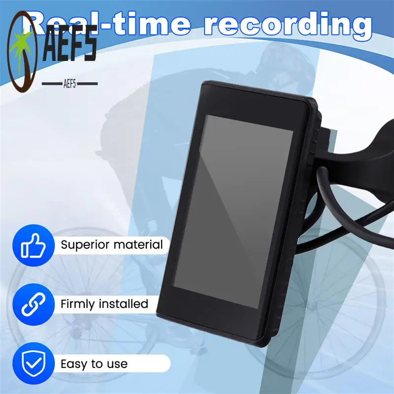 

AEF5-X1 Electric Bicycle LCD Display Multifunctional Riding Color Screen Control Panel For 22.2Mm Handlebar