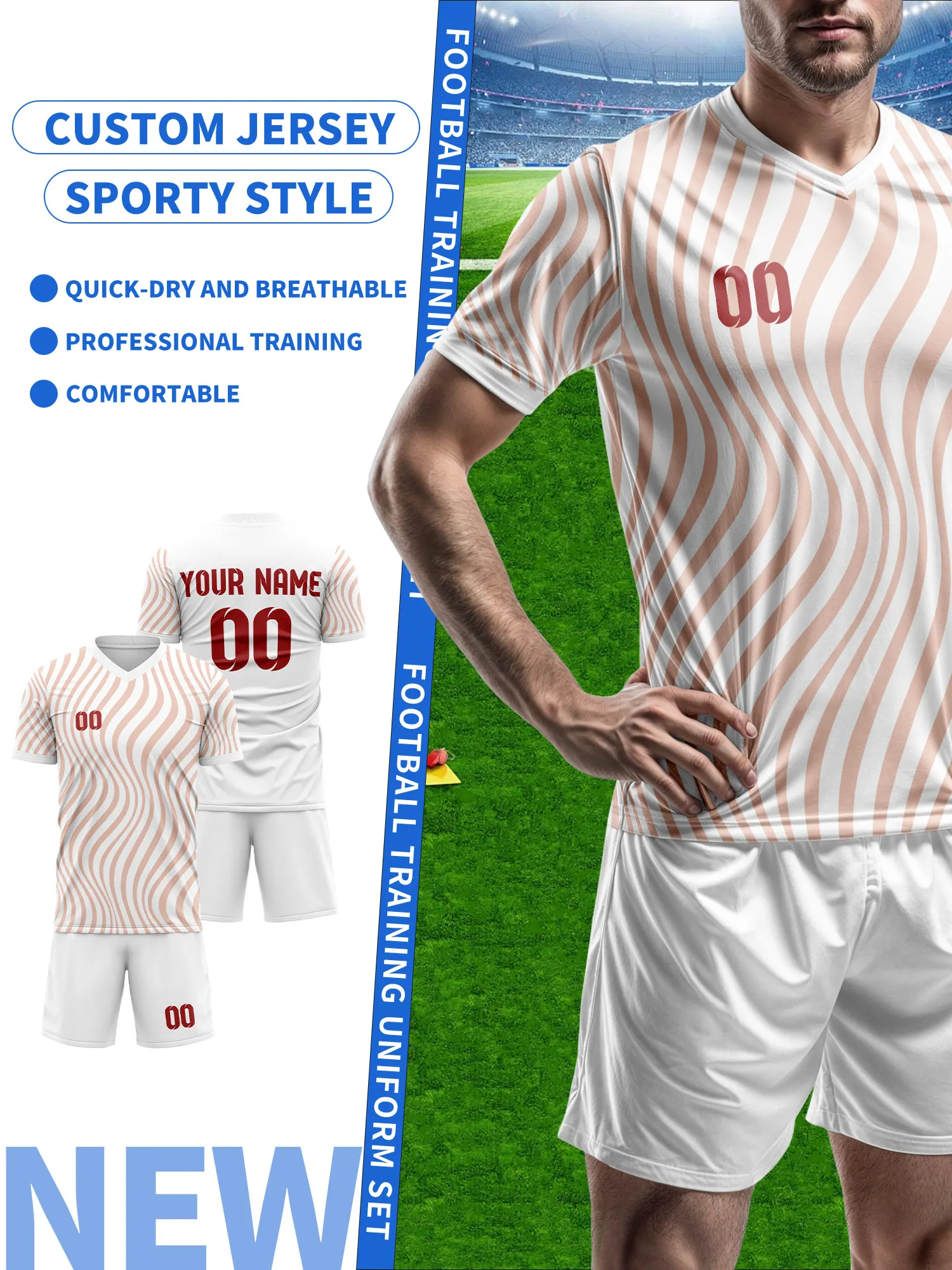 

Создайте свой собственный футбольный джерси | Индивидуальное имя и номер | Дышащая футболка для тренировок по футболу, сайт по продаже футбольной формы на заказ