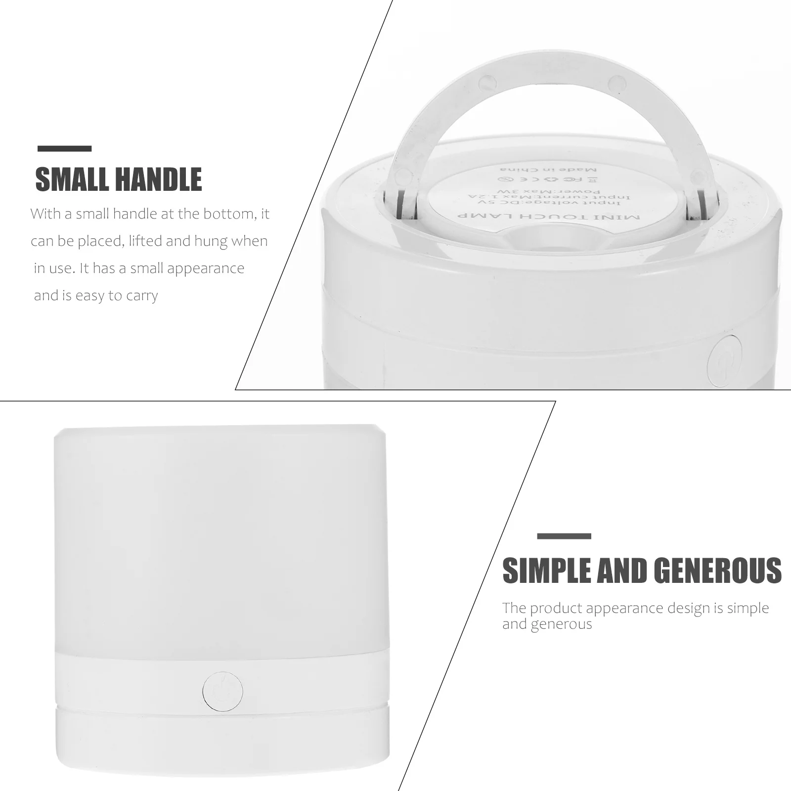 

Colorful Night Light USB Charging Creative Bedside Lamp High-Quality PVC Material Exquisite Workmanship Smooth Touch Control