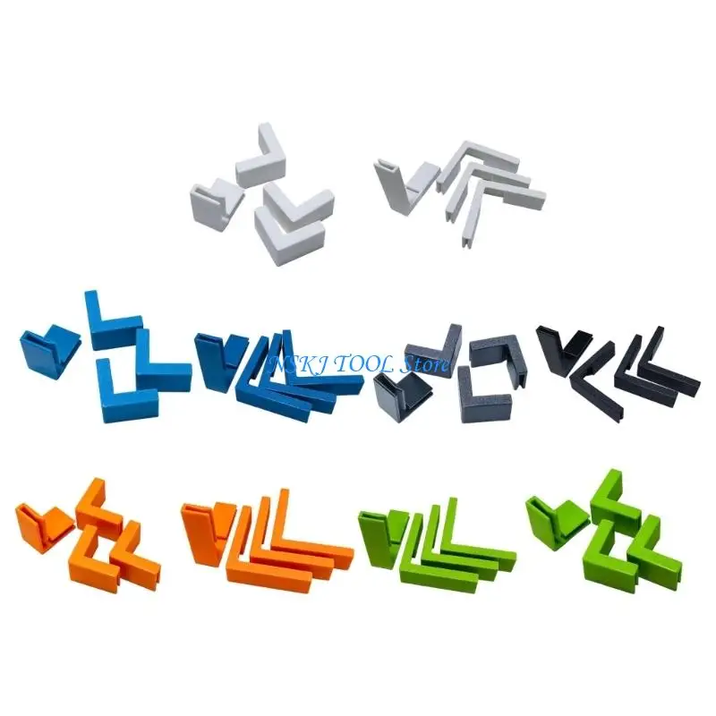 L8RC Durability Cardboards Box Corner Guards Secure Clip Without Tape