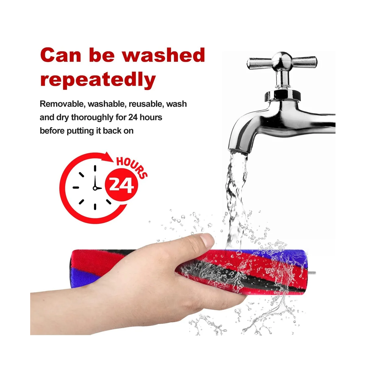 อะไหล่แท่งแปรงลูกกลิ้งขัดเท้านุ่มสำหรับ V8 V10ที่บางเฉียบตรวจจับ V12 V15ที่เพรียวบางเบอร์971634-01 B