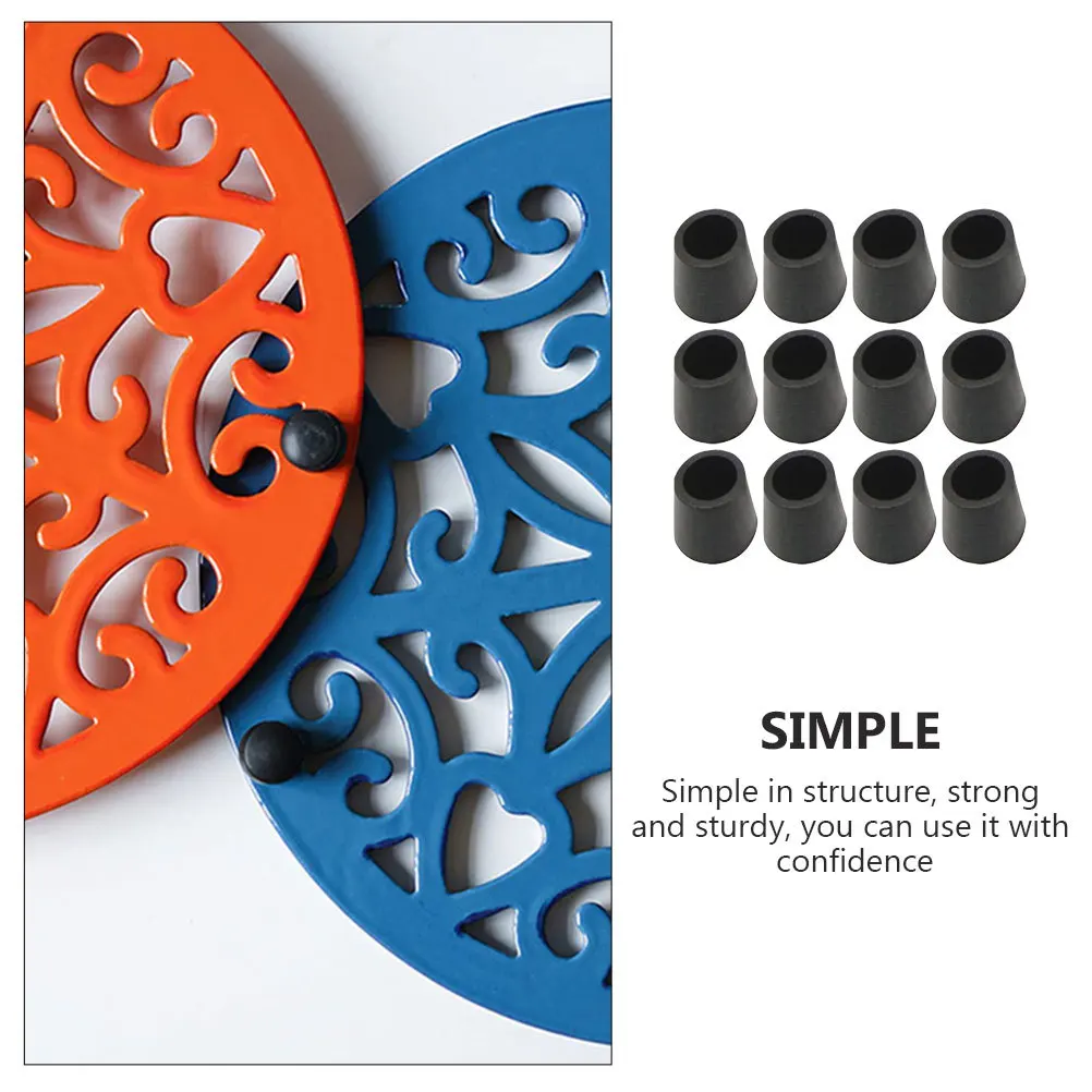 

12Pcs Durable Table Leg Covers Thickened Chair Feet Pads Anti-Slip Furniture Protector Waterproof Scratch Proof