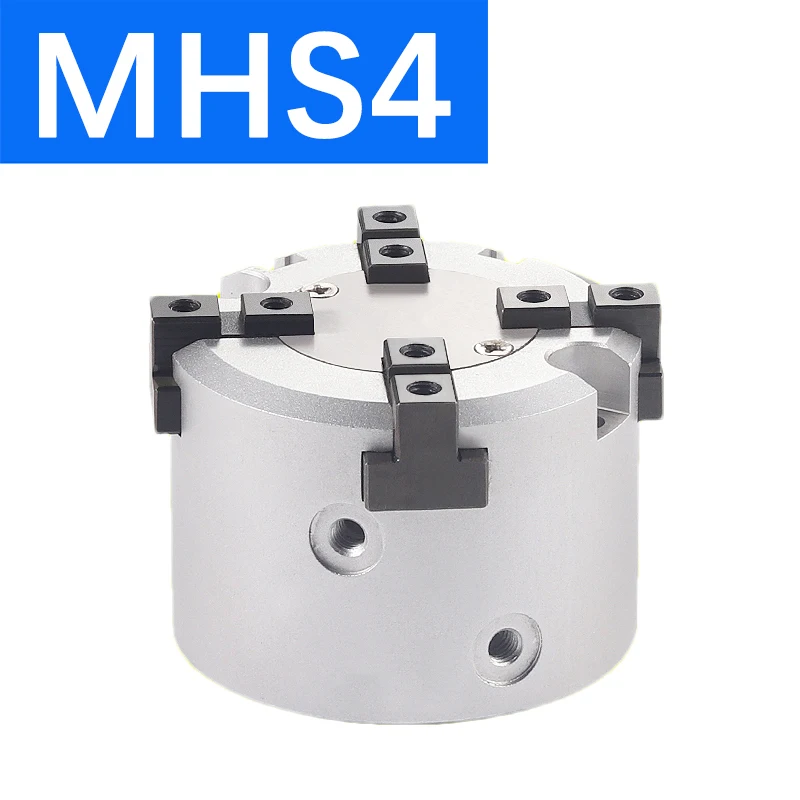 MHS2/MHS3/MHS4 Serie 2/3/4 Vinger Pneumatische Grijper Vervanging Dubbelwerkende Roterende Luchtcilinder 16D/20D/25D/32D/40D/50D