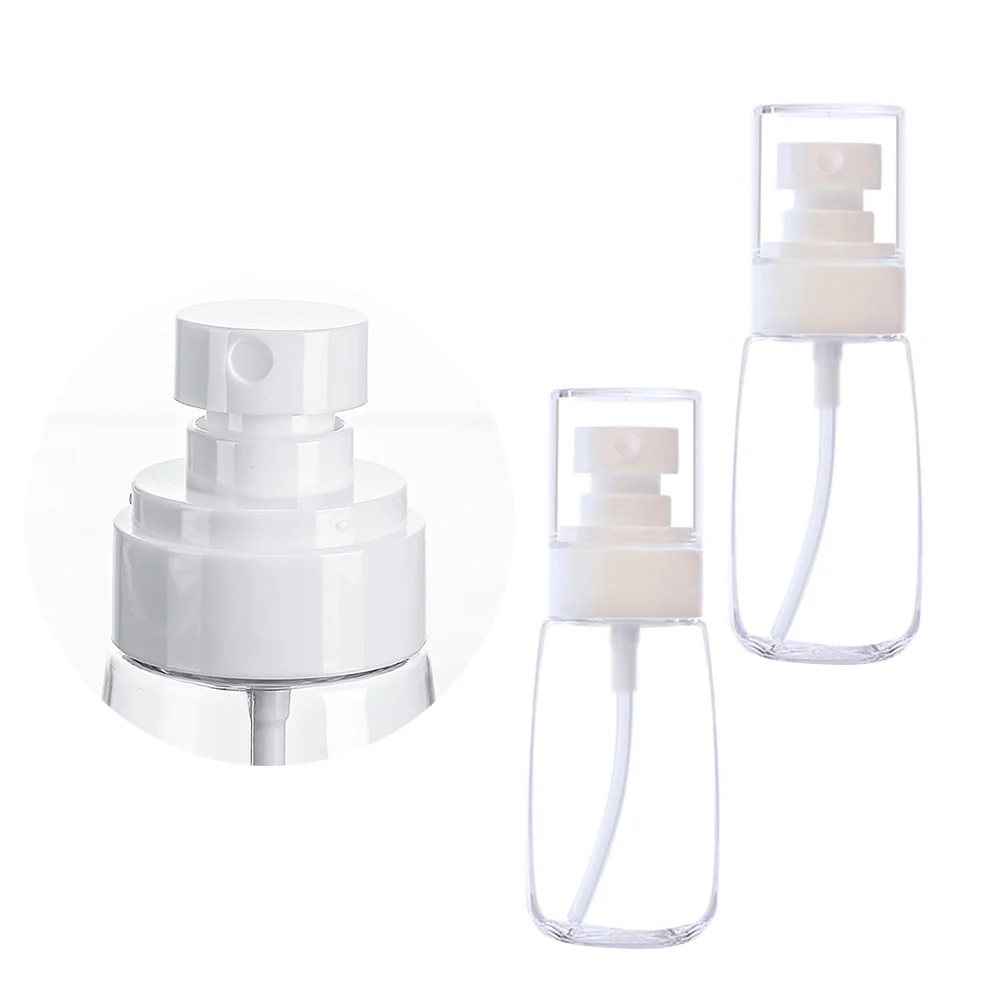 

5 Pcs 60ml U Shape Spray Bottles Portable Refillable Thicken Bottom Wall Liquid Sprayer Transparent Empty Clear Mist Spray