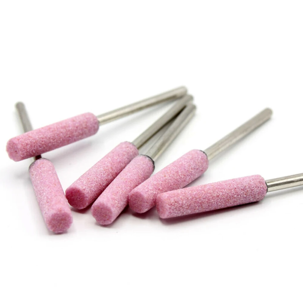 Вращающийся инструмент, шлифовальное сверло, высокая твердость, высокое качество, полировальный камень для металла, хвостовик 3 мм, 6 шт., керамика, горячая распродажа