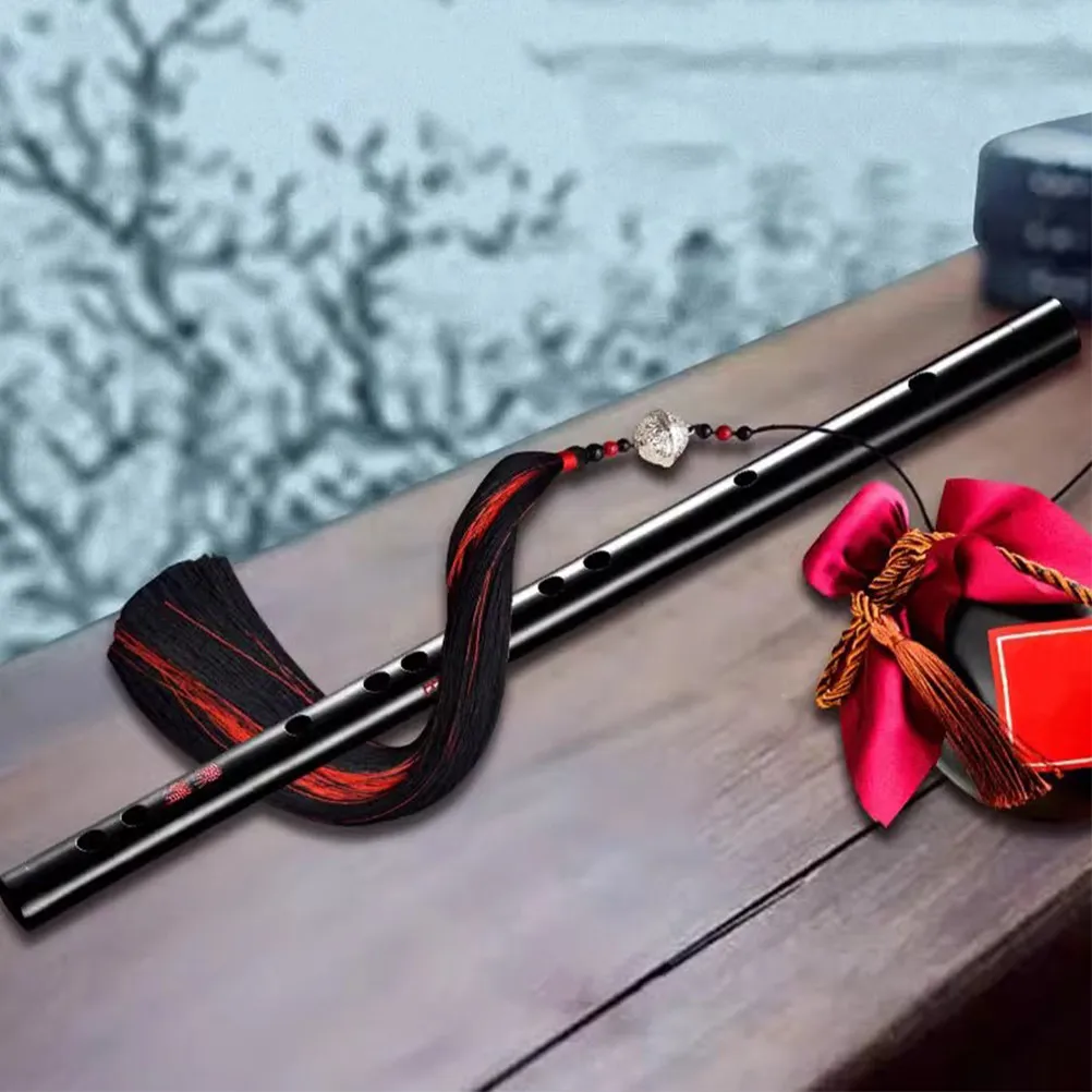 Bamboo Flute for Beginners – G Key Traditional Chinese Long Flute, Portable Practice Instrument