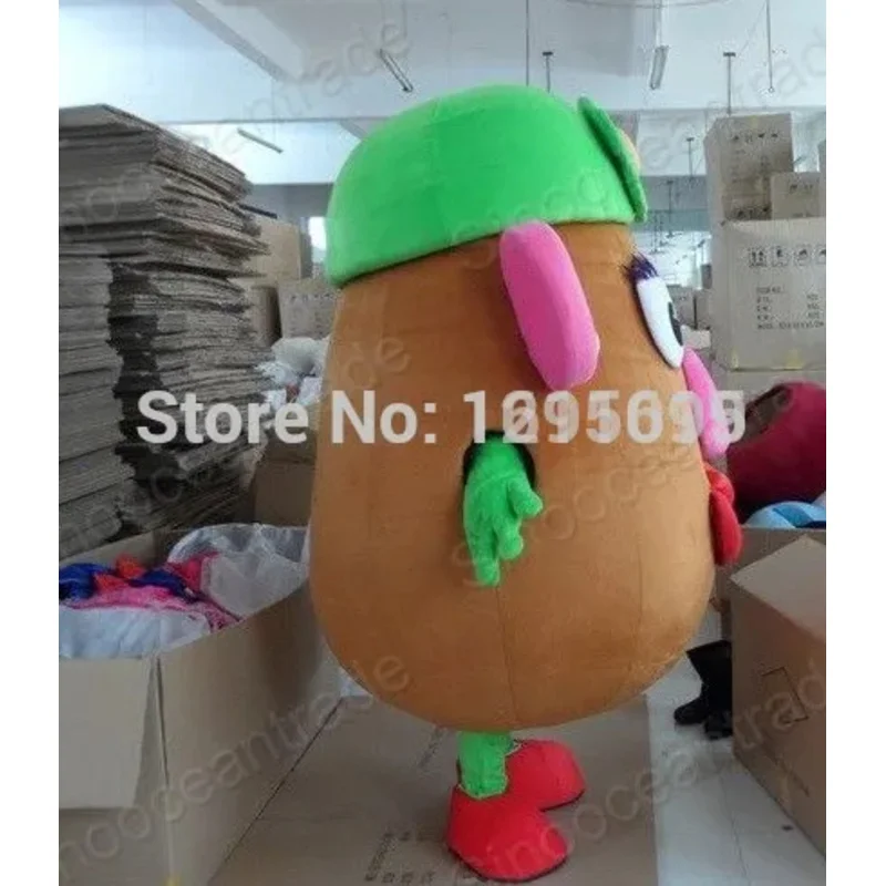 ミセス。大人のためのポテトマスコットコスチューム、ハロウィーンコスチューム、カーニバルスーツ