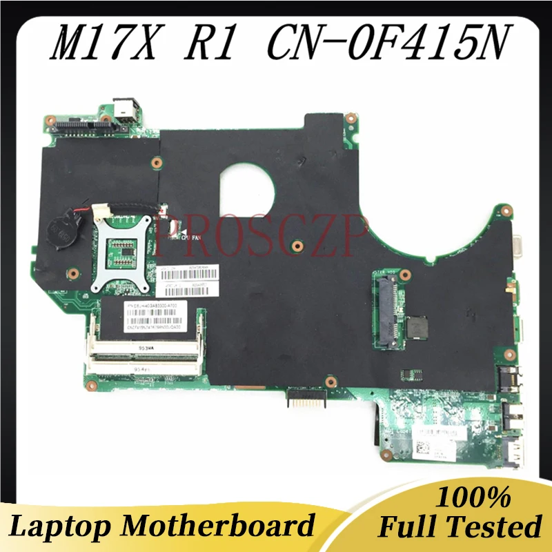 

CN-0F415N 0F415N F415N Free Shipping High Quality Mainboard For Dell M17XR1 M17X R1 Laptop Motherboard DDR3 100% Full Tested OK