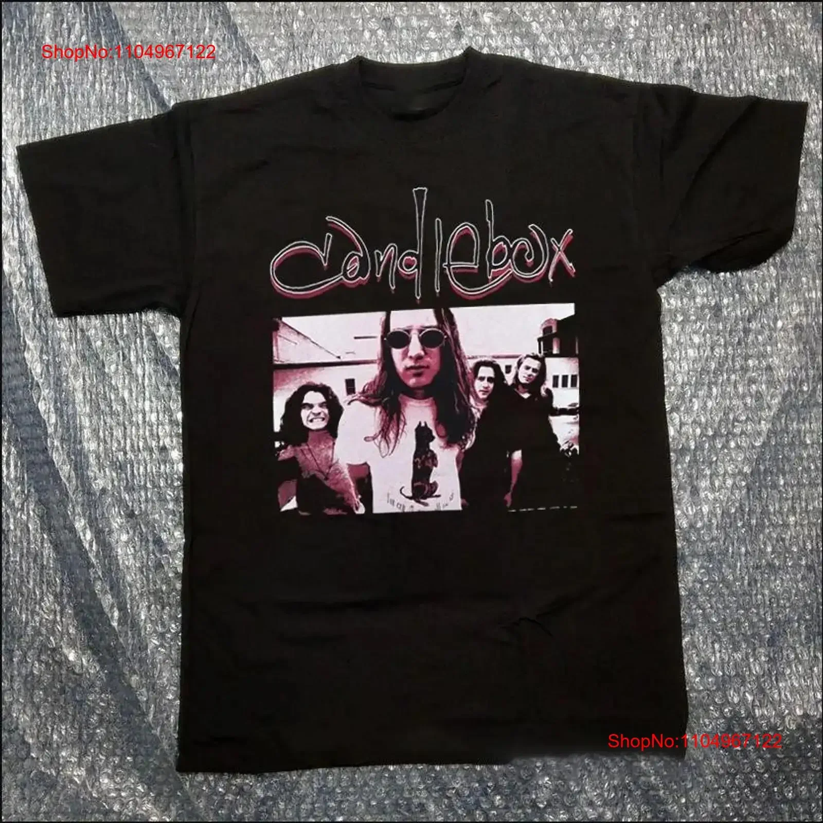 Candlebox Hon Your As All Out Over Town تي شيرت عتيق مغسول للارتداء اليومي ملابس كاجوال مصممة أزياء للجنسين
