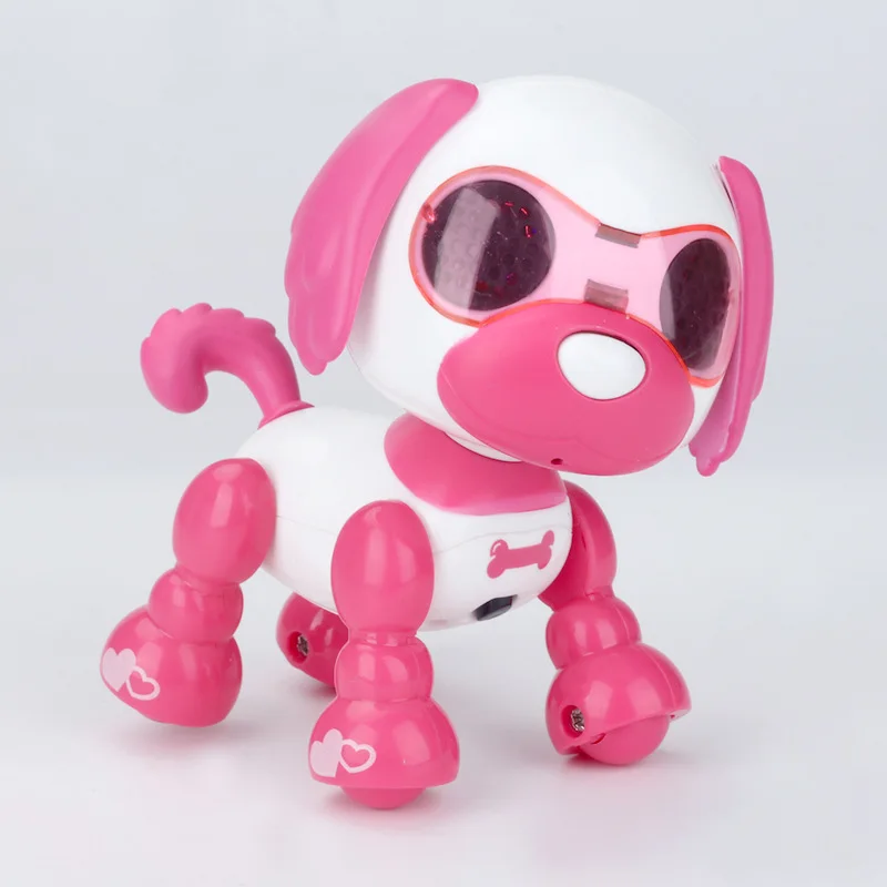 Robot Dog Recording Walk Electronic Animal Shake Head Snore LED Touching Sensitive Puppy Electric Pet Toys For Children Gifts