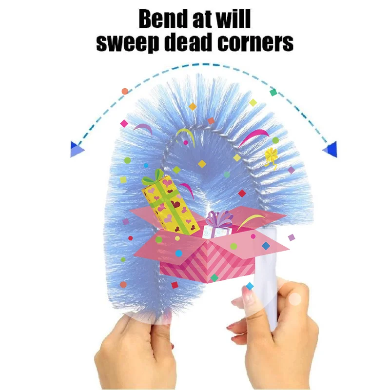 Fan Cleaning Brush With Dense Flexible Bristles High Efficiency Dust Removal For Home Fan Air Conditioner  Cleaning