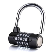 5 Dial Digit Number Combination Travel Password Lock Combination Padlock Zinc Alloy 5 Colors Coded Lock Security Safely Code New