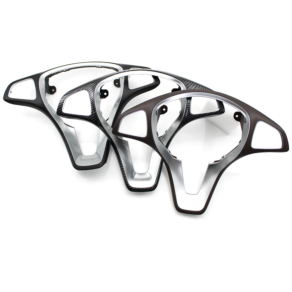 W205 W213 W253 W218 W166 W447 Verbesserte Innen Auto Lenkrad Chrome Abdeckung Panel Trim Für Mercedes Benz C E GLC CLS Klasse – Detail 8