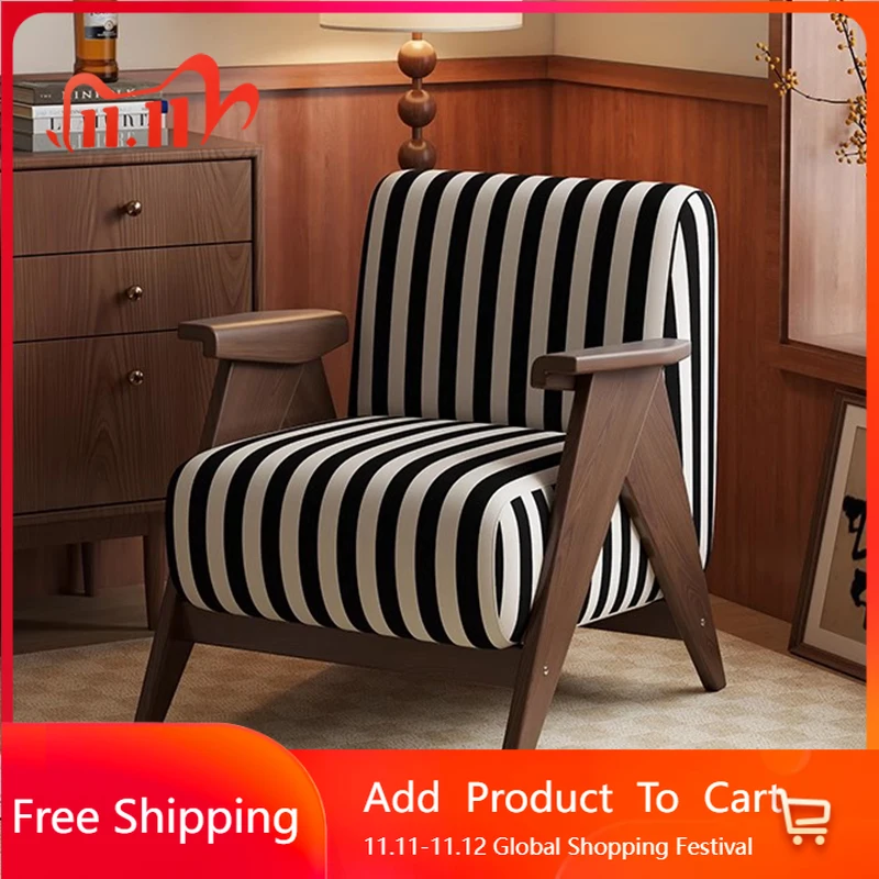 

Vintage Kitchen Living Room Chairs Sofa Arm Modern Accent Living Room Chairs Nordic Wooden Garden Poltrona Backyard Furniture