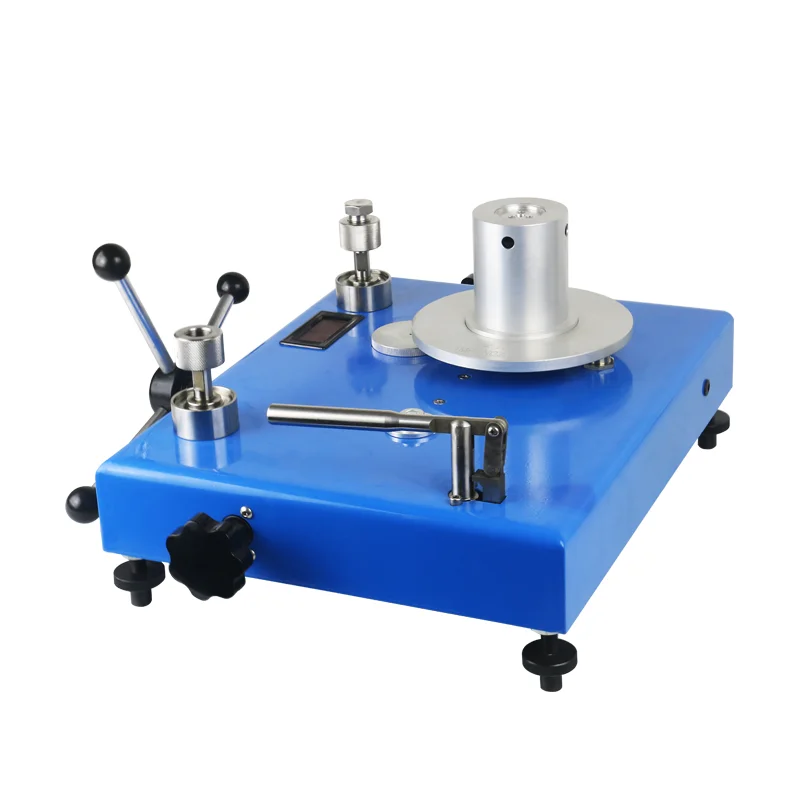 Piston pressure gauge, high efficiency pressure gauge, easy to carry, tungsten carbide piston