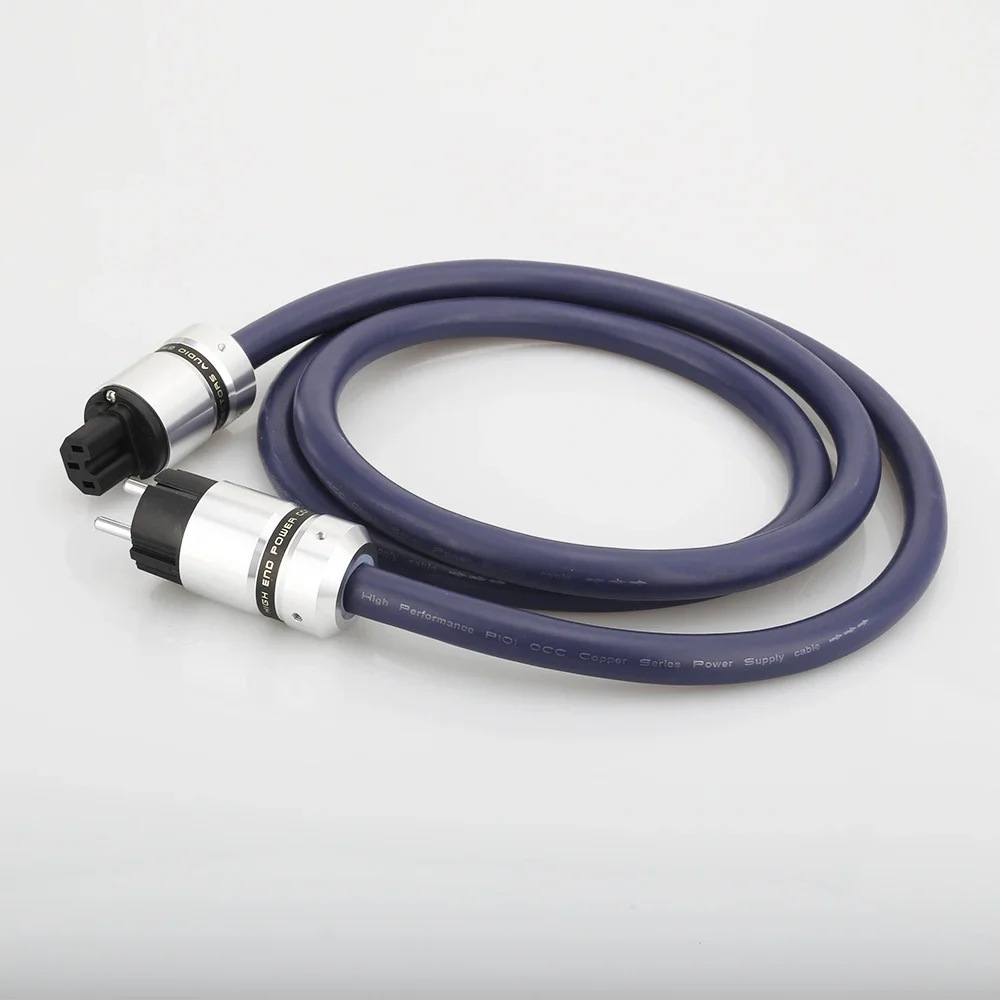 Высококачественная производительность Кабель питания Schuko EUR Шнур питания Hi-Fi Шнур питания Schuko Для CD DVD Ламповый усилитель Предварительный усилитель Домашний кинотеатр