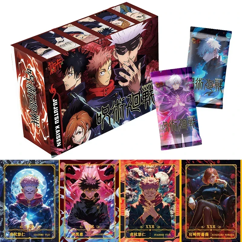 New Jujutsu Kaisen Card Rare XXR SNR Gojo Satoru Fushiguro Megumi Itadori Yuji Warlock Anime Character Collection Card Toy Gift