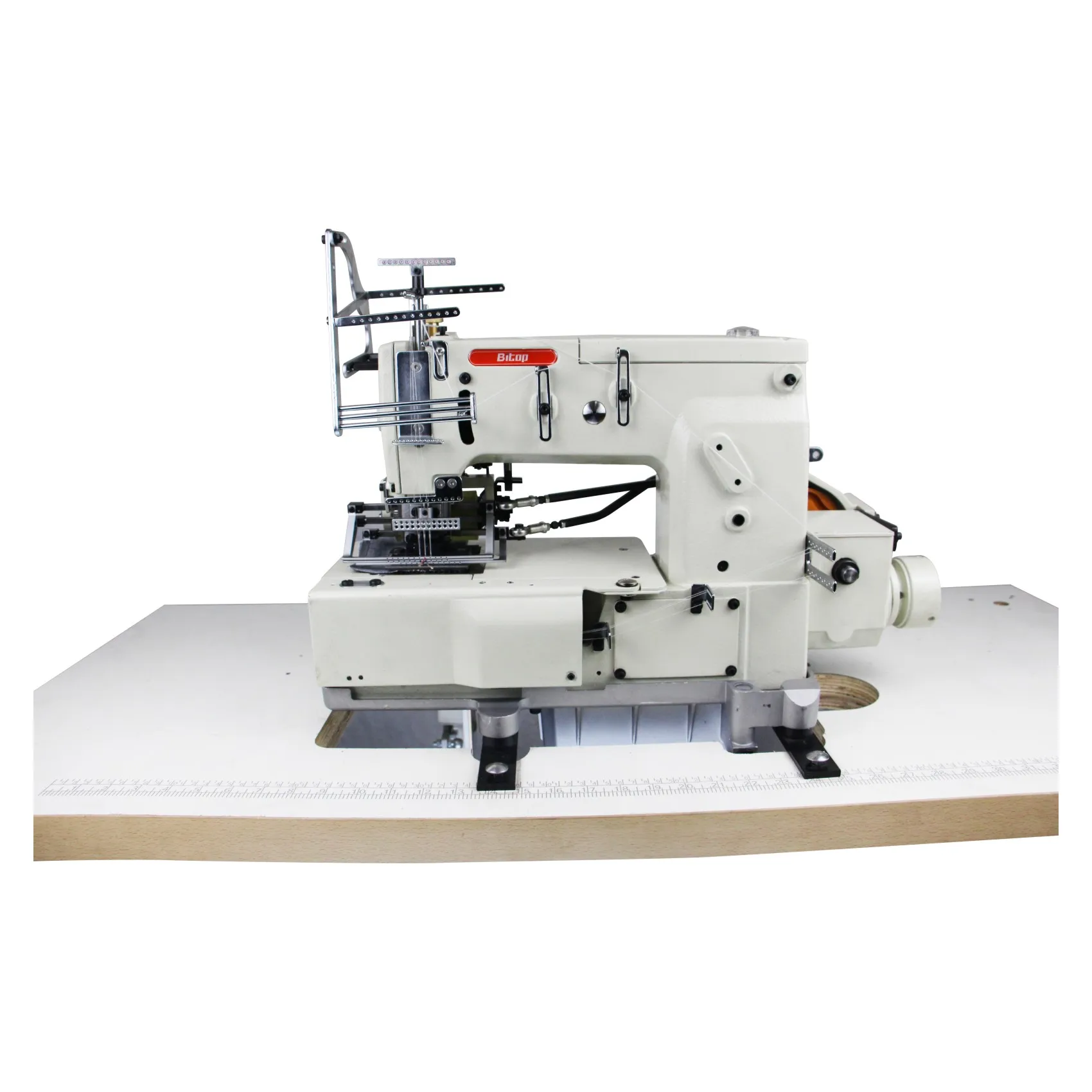 BT-1403PSM 3 Needle Multi-needle Flatbed Chain Stitch Smocking Sewing Machine