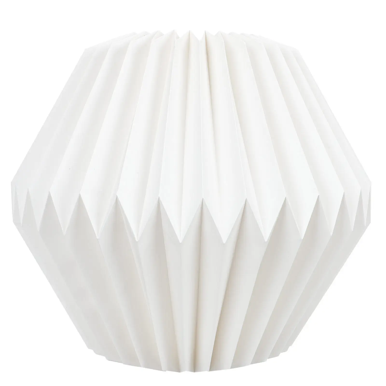 

Складной бумажный абажур для лампы, декоративный подвесной светильник, плиссированный бумажный плафон, простой стиль для дома, бара, кафе