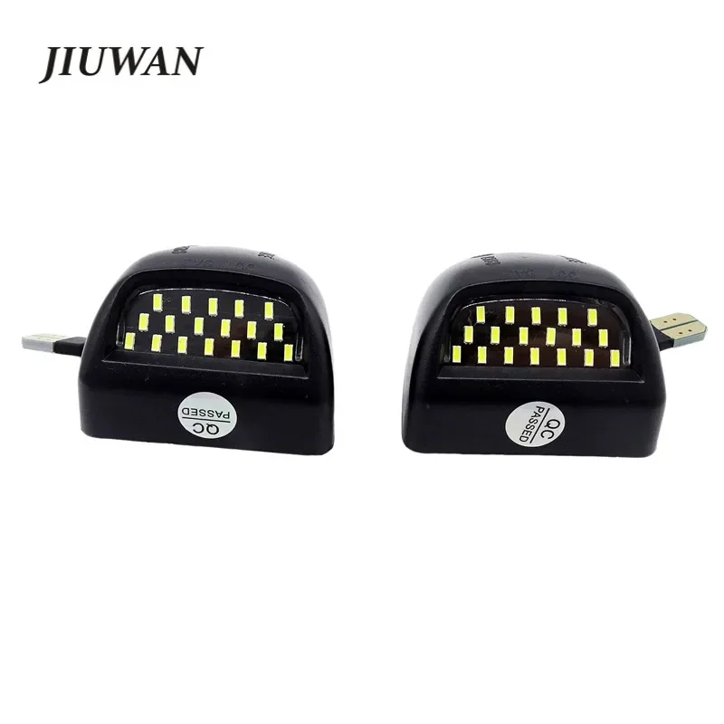 Xenon White 18SMD LED Plastic Black Shell Replace License Plate Light For Escalade Cadillac Chevy Silverado 1500 2500 3500