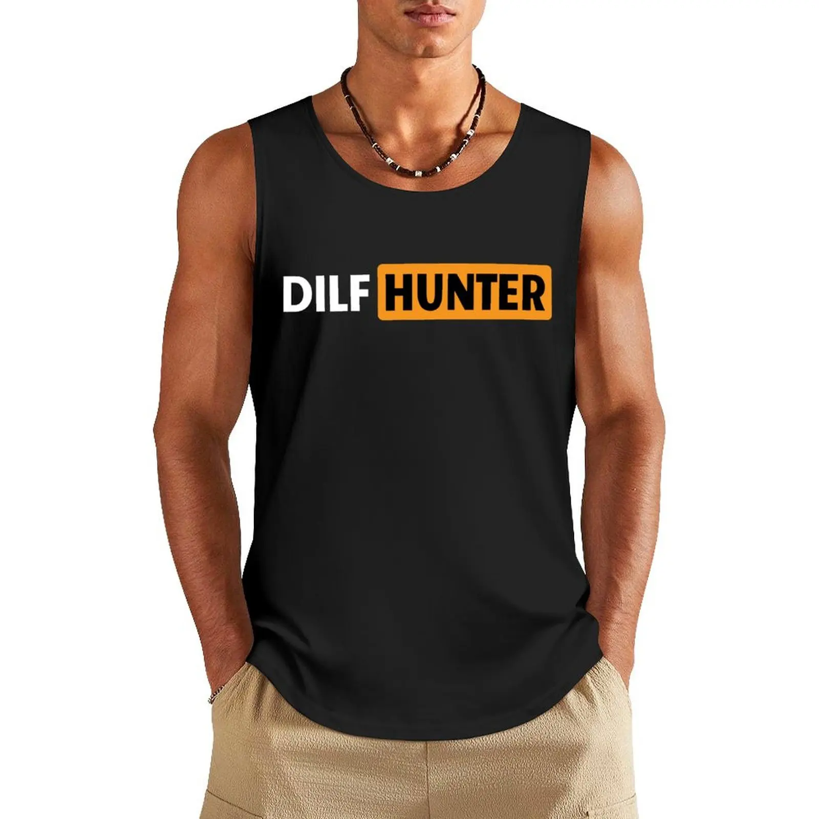 Dilf Hunter for Porn Addiction Tank Top Vest Top