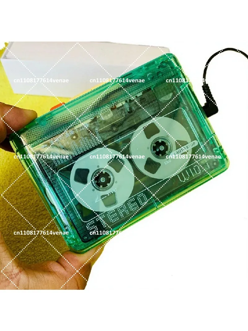 Vintage Tape Player Walkman, Retro Single Cassette Player, Two-Channel Stereo Portable Music Player