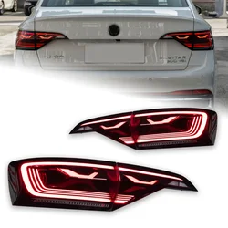AKD Car Lights for VW Jetta Tail Light 2019-2022 MK7 LED Rear Lamp Golf MK7 Stop DRL Brake Dynamic Signal Auto Accessories