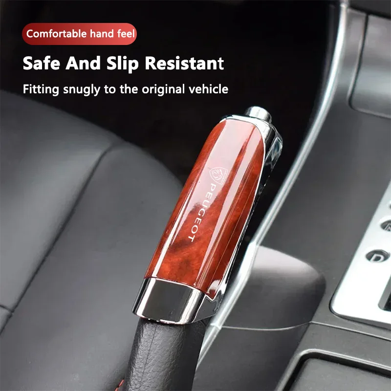 

Fashion Car Hand Brake Cover Handbrake Grips Protection Cover For Peugeot 408 4008 308 3008 Rifter 5008 508 407 108 2008 208 RCZ