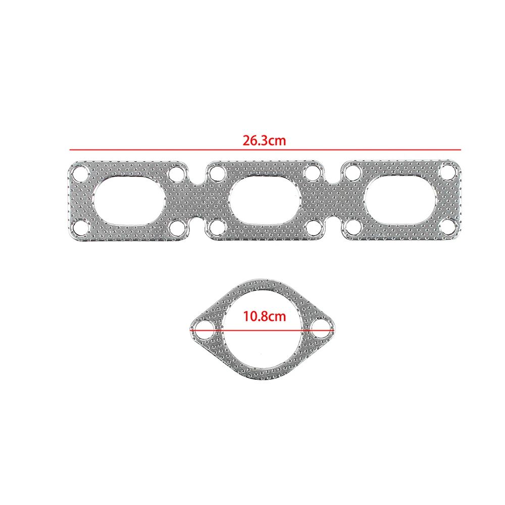 New Stainless Steel Exhaust Manifold Header For BMW E46 (325/330) 98-06 Fitting 325Ci 330Ci Z4 02-05 2.5L/2.8L/3.0L Engines