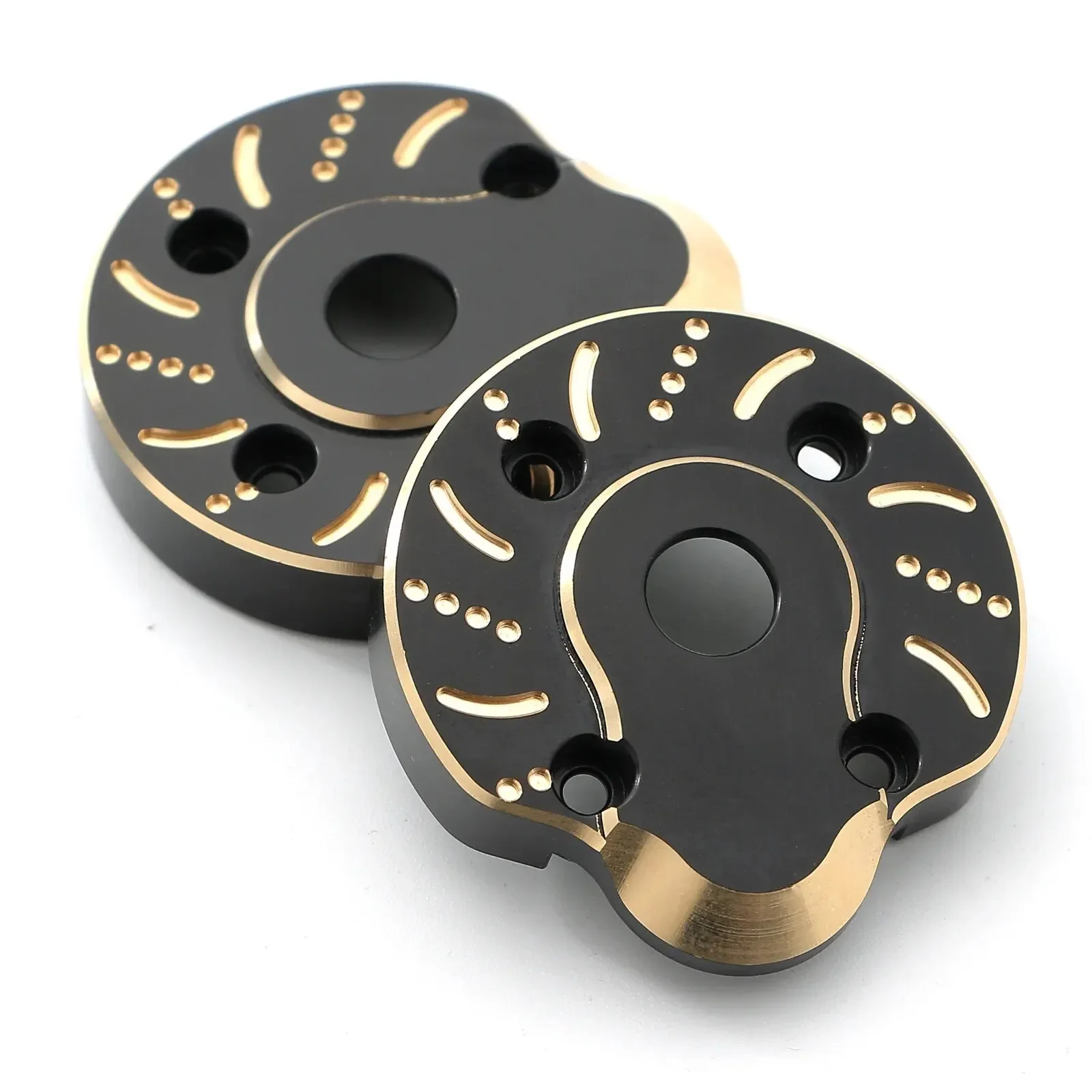 

2pcs Brass Weight 95g Outer Portal Drive Housing Steering Cover Counterweight for Axial SCX10 III Capra UTB 1/10 RC Crawler Car