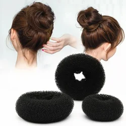 1Pc S M L Black/Brown/Ivory Magic Hair Bun Maker Donut Bagel For Hair Tools Hairpin Hair Accessories For Women Styling Braids