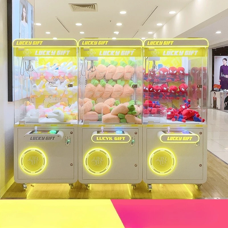 

Clip doll machine, small snack machine, shopping mall use, video game city transparent doll machine