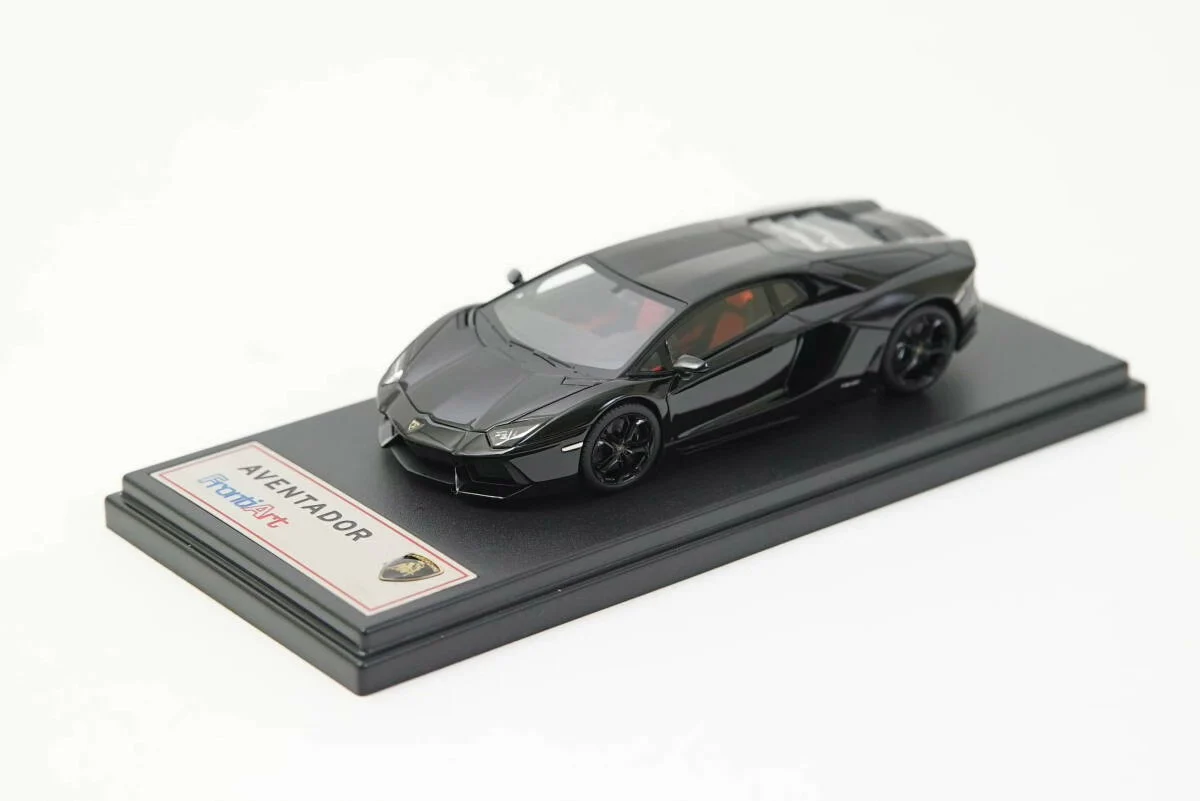 FA Frontart 1/43 Aventador LP700 ชิ้นของขวัญสําหรับเด็กคลาสสิกทําจากเรซิ่นสีดํา