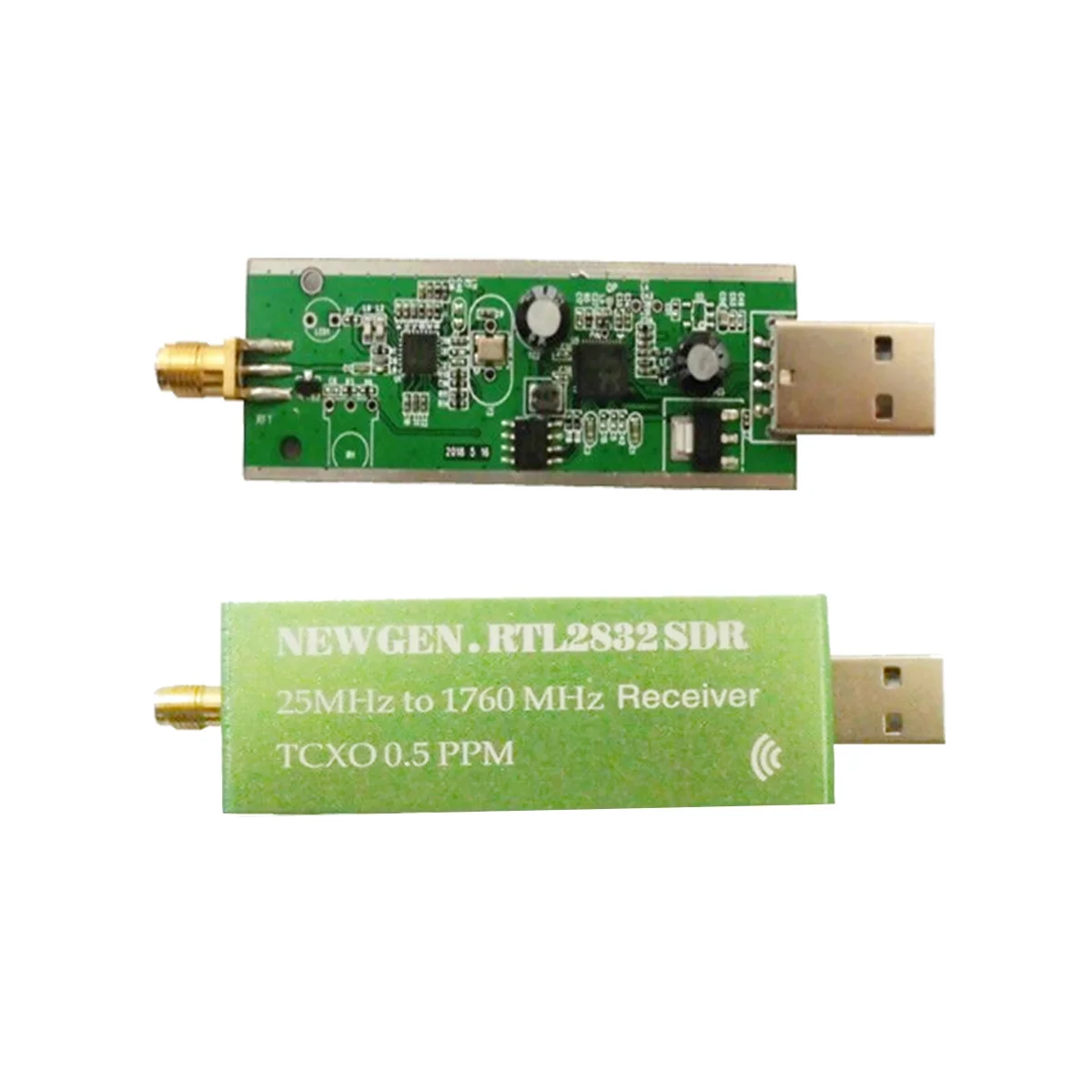 USB 2.0 RTL SDR PPM TCXO RTL2832U R820T TV Tuner Stick AM FM DSB LSB SW Software Defined Radio SDR TV Scanner Receiver