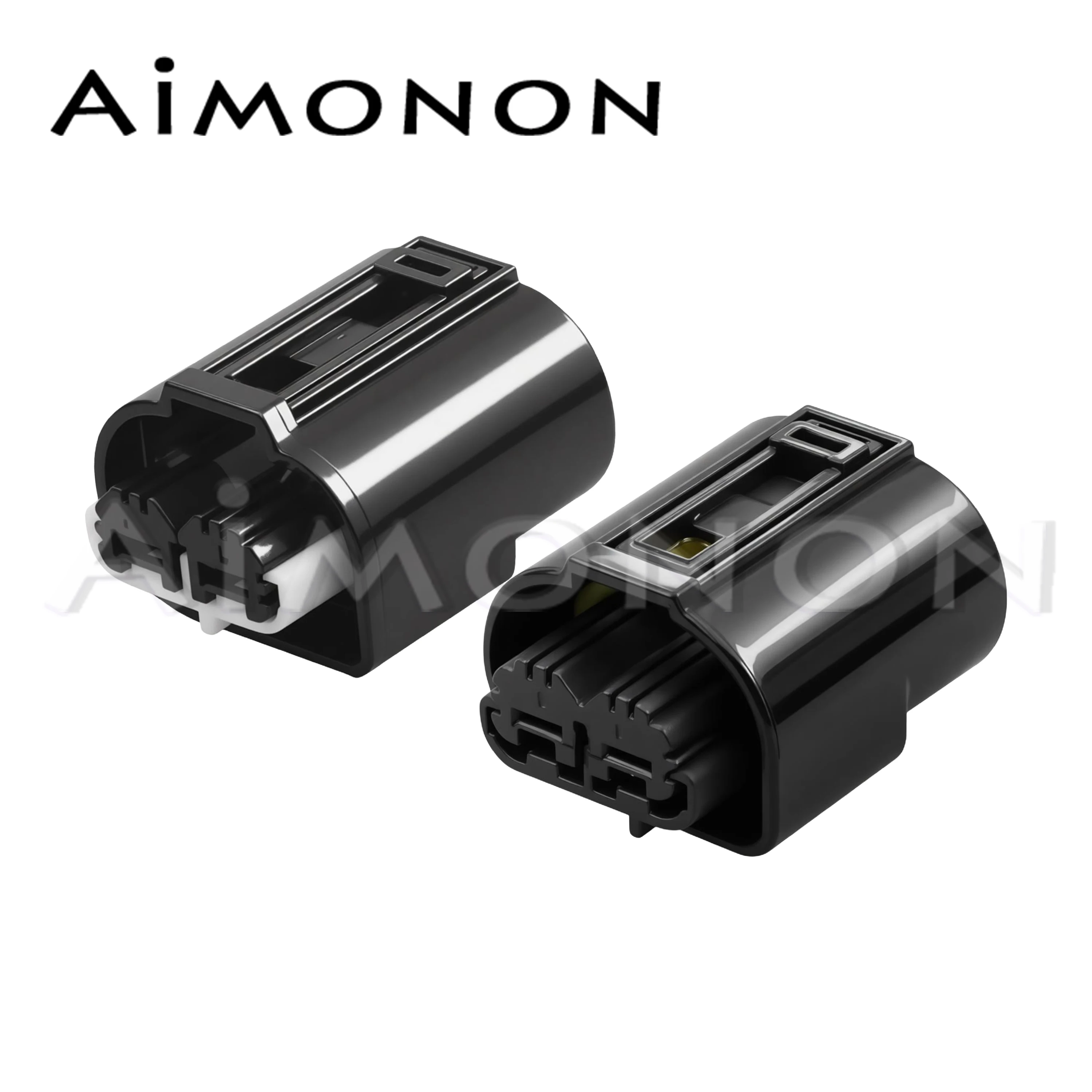 

1 Set 2 Pin Automobile Waterproof Connector Snail Horn Plug Fog Lamp Connector 1-968642-1 1968643-1 for BMW YPC001090